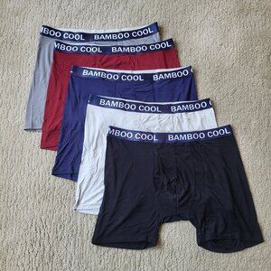Men’s Bamboo Cool Ultra Breathable Underwear – Set of 5 – Size XL – NWOT
